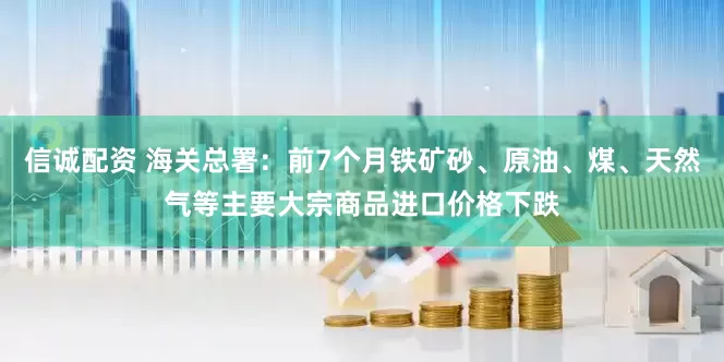 信诚配资 海关总署：前7个月铁矿砂、原油、煤、天然气等主要大宗商品进口价格下跌